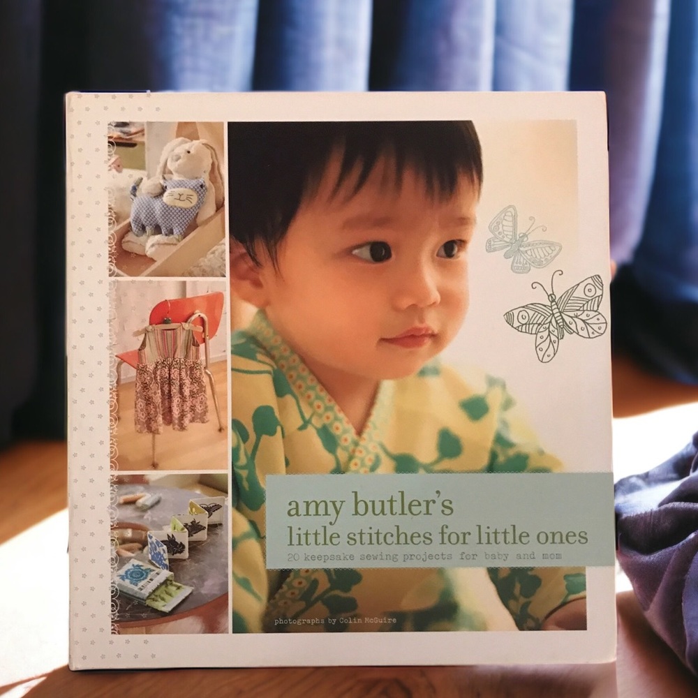 Amy Butler Little Stitches For Little Ones Baby Infant Sewing Pattern Book 2008
